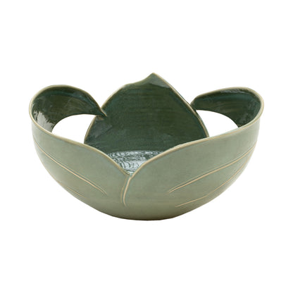 Farron Leaf Green Bowl
