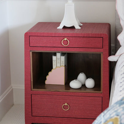 Blush & Gold Scalloped Bookends