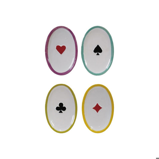 Oval Card Suit Dish