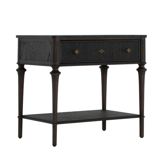Andrea Oak Wood Nightstand