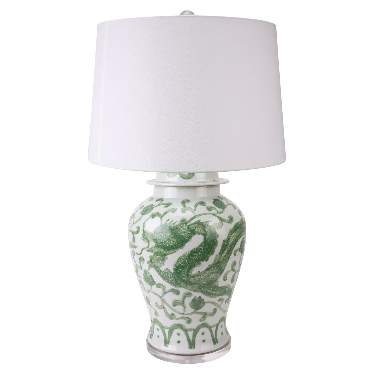 Jingdezhen Porcelain Jade Green Lamp