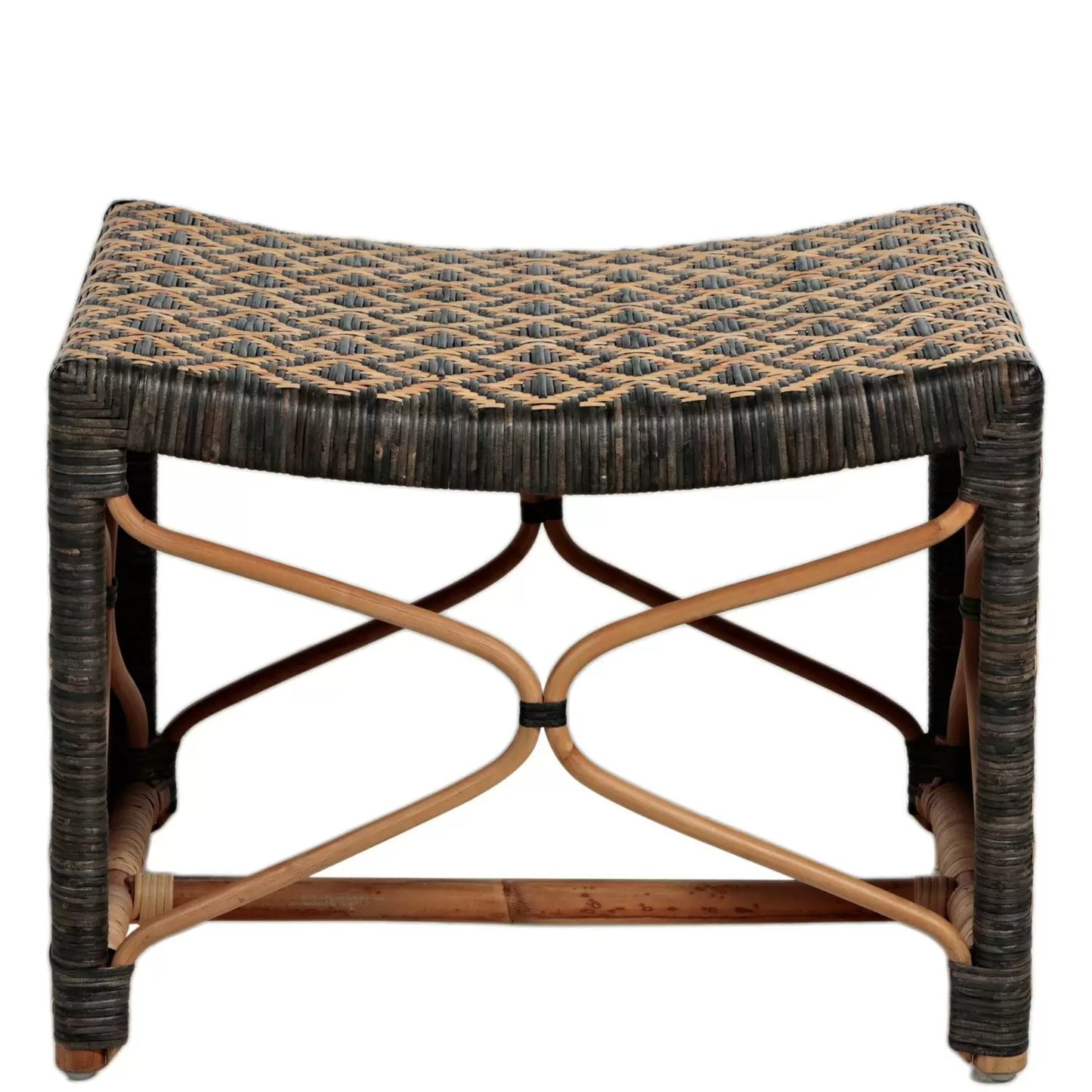 Handwoven Rattan Stool