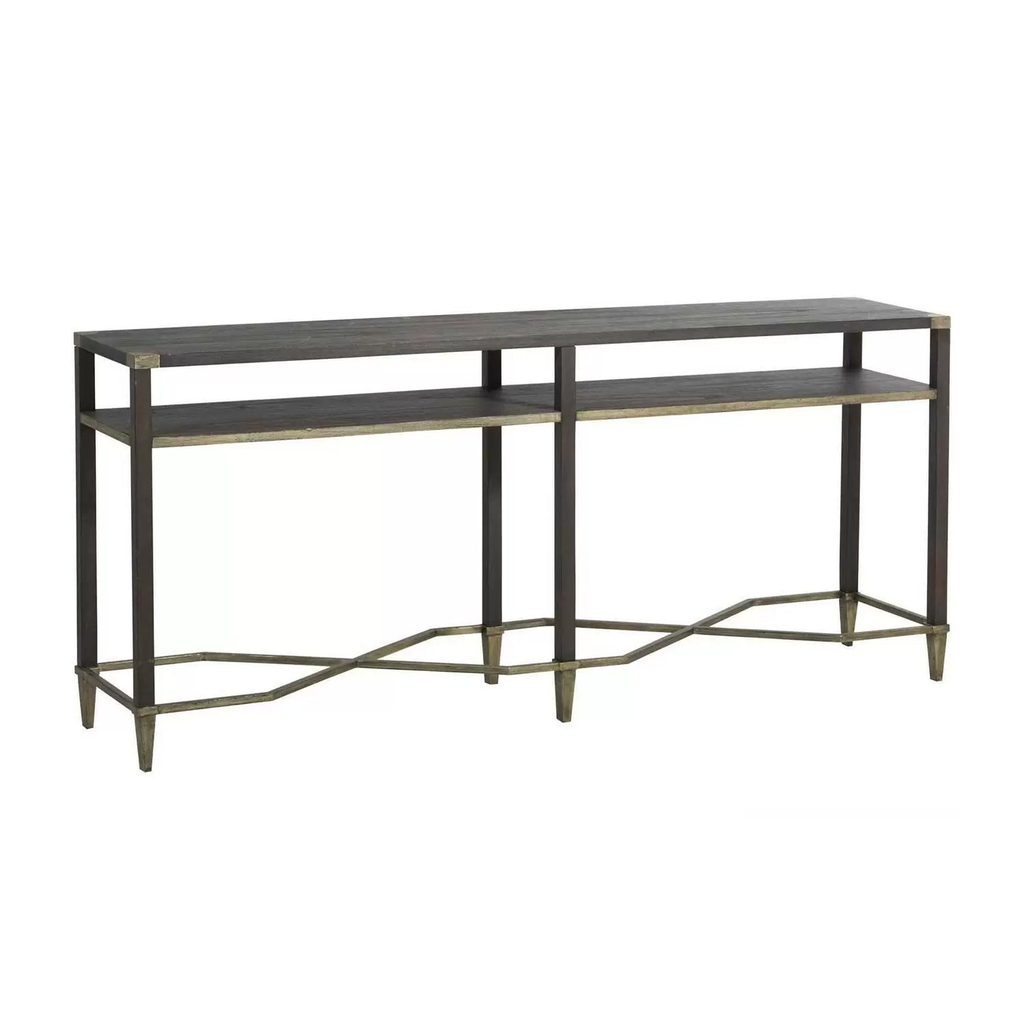 Wood & Iron Console Table