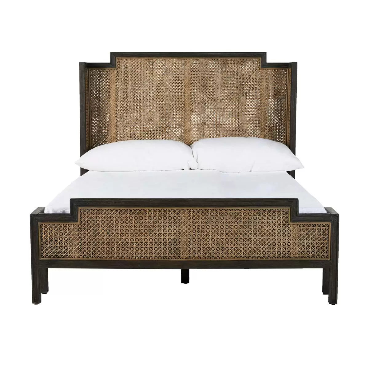 Queen Rattan Bed