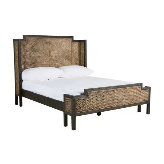 Queen Rattan Bed